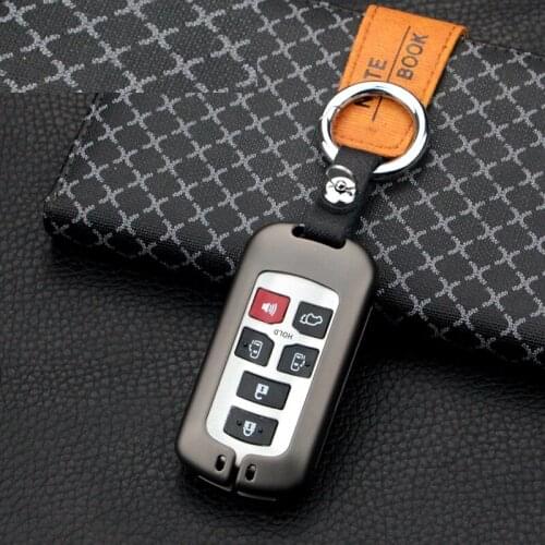 High Quality Car Fob Smart Key Cover Holder Case For Toyota Sienna 2018 Key Bag Protector Accessories