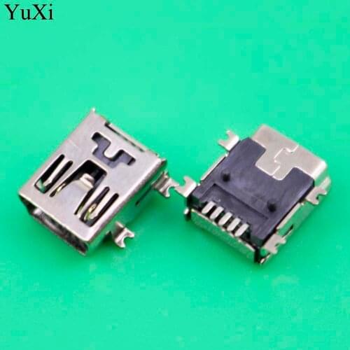 YuXi 10Pcs/lot Mini USB Type B SMD Female Socket V3 5-Pin 5 Pin Jack Connector Port for MP3 MP4 GPS