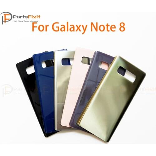 Rear Door Back Battery Cover for Galaxy Note 8 N9500 N950F Battery Door Rear Housing Case with Adhesive Replacement