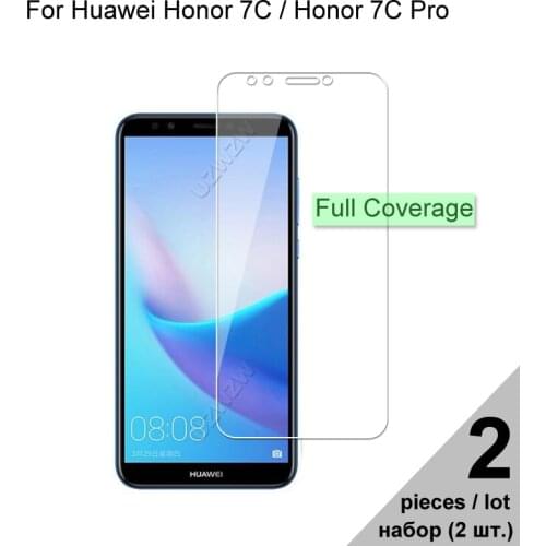 Tempered Glass For Honor 7C Pro / Honor 7C Full Cover Screen Protector Protective Glass For Honor 7C Pro