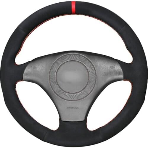 Hand-stitched Alcantara Suede Car Steering Wheel Cover for Audi A8 (D2) 1998-2002 TT (8N) S4 (B5) S6 (C5) 1998-2001 S8 1998-2000