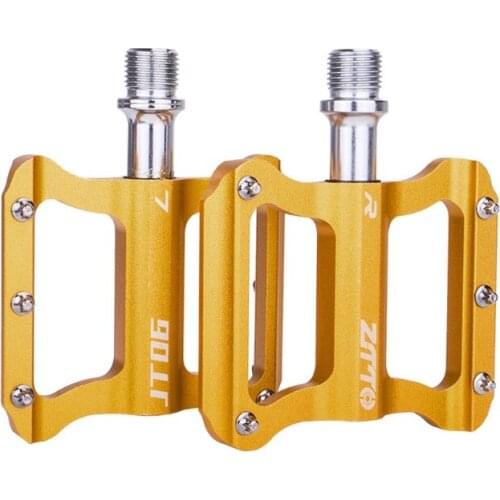 2 Pcs Universal Strong Bicycle Pedals with Anti-skid Pins MTB Bearing Non-Slip Pedal Flat Bike Repair Modification Parts