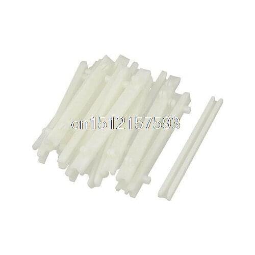 20pcs Horizontal Mount PCB Circuit Board Slot Guide Rail Holder Bar 88mm Length