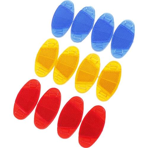 4Pcs/set New Bicycle Mountain Bike Spoke Reflector Safety Warning Light Wheel Rim Reflective Mount