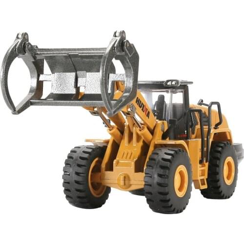 7716-1 Alloy Timber Grabber 1:50 Model Toys Toys for Children Fancy Toy Alloy Engineering Car Model