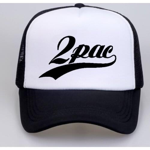 2Pac Makaveli Tupac Shakur Baseball Caps Rapper 2Pac Hiphop Summer Cool Cap Thug Life Baseball Mesh Caps Hat For Men Women