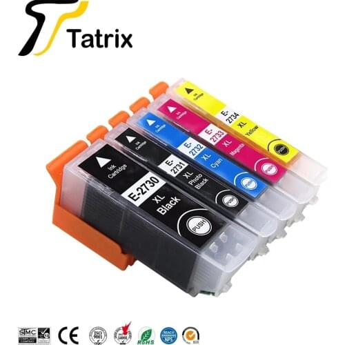 Tatrix For Epson T2730 T2731 T2732 T3433 T2734 Ink Cartridge For Epson XP-510 /520 /600 /610 /620 /700 /710 /720 /800 /810 /820
