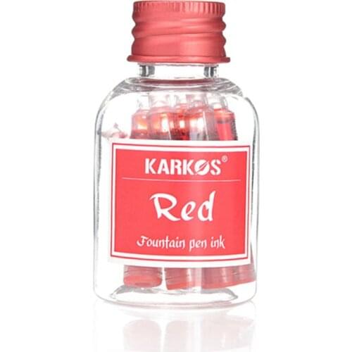 W3JD 1 Bottle Colorful 1ml Ink Cartridge Refills Ink Fountain Pen Stationery School