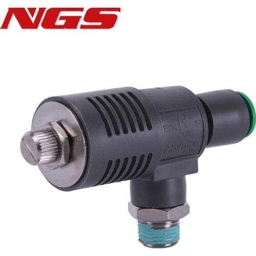 Cylinder Quick Exhaust Valve Throttle Restrictor ASV310F ASV410F ASV510F-01/02/03/04-06S/08S/10S/12S Speed Regulation Controller