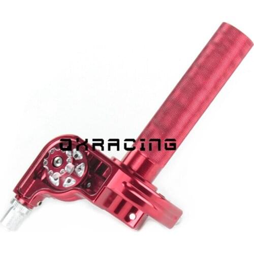 CNC Aluminum Motorcycle Adjusterable Quick Twister Settle Throttle Grips For Kayo Bse Apollo Dirt Pit Bike 110-250cc