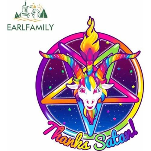 EARLFAMILY 13cm x 10.7cm For Cult of Abaddon Body for Car Stickers Cartoon Decal Waterproof Sunscreen Scratch-Proof Decoration