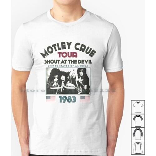 Shoutout At The Devil T Shirt 100% Cotton Phone Skin Discount Sale Galaxy Long Sleeve Stuff New Judas Priest Metalhead Glam