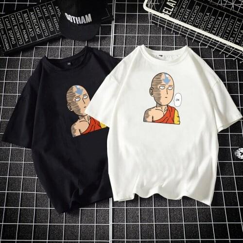 One Punch Man Anime TShirt Funny Saitama Graphic Tops Women Men Vogue Manga Short-sleev Tops Summer Cotton Ropa Hombre Camisetas