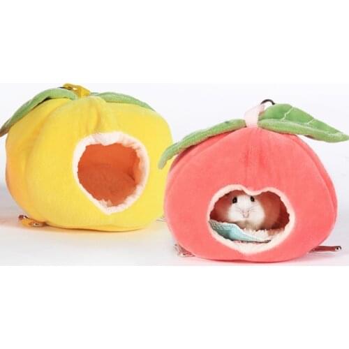 Hamster Hammock Cage Nest Sleeping Bed House Chinchilla Sugar Glider Hide Cave Cute Small Animal Swing for Healthy Sleep