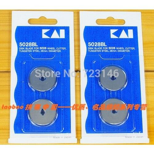 KAI 28MM blade Kai Wheel Rotary Cutter Rotary Cutter Blades 5028BL for Fiskars Olfa Clover Kai & More AU MADE IN JAPAN