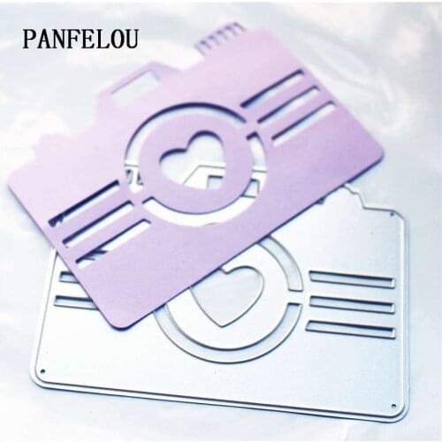 PANFELOU Metal craft The camera shape paper die cutting dies for Scrapbooking/DIY Easter wedding Halloween cards