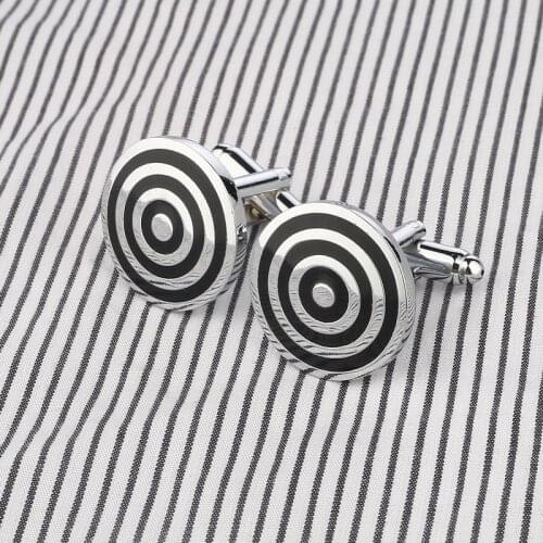 ZOSHI Men Jewelry shirt cufflink for mens Brand cuff buttons Round cuff link High Quality Wedding abotoaduras Free Shipping Gift