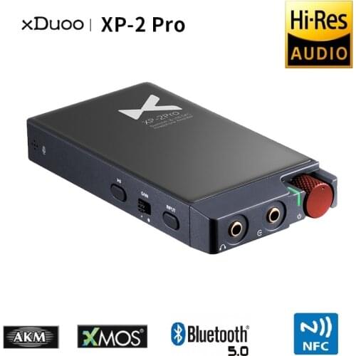 Newest XDUOO XP-2 Pro Portable HIFI DSD Decoder AK4452 LADC Bluetooth 5.0 Microphone Headphone Amplifier With USB DAC NFC