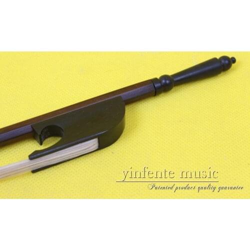 One 1# Brazilwood Baroque violin bow High Quality 1pcs 4/4 Violin Bow Style bone Straight