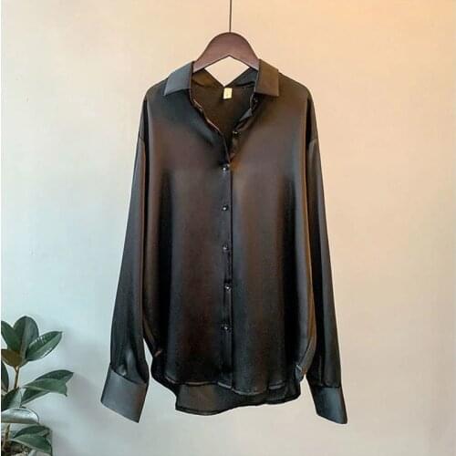 SAILASIDIYA Womens Satin Shirts