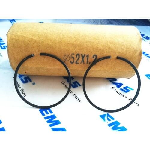 100pcs/lot 52mm *1.2mm Piston Ring For Husqvarna 272 272K 272XP # 506 26 02 01