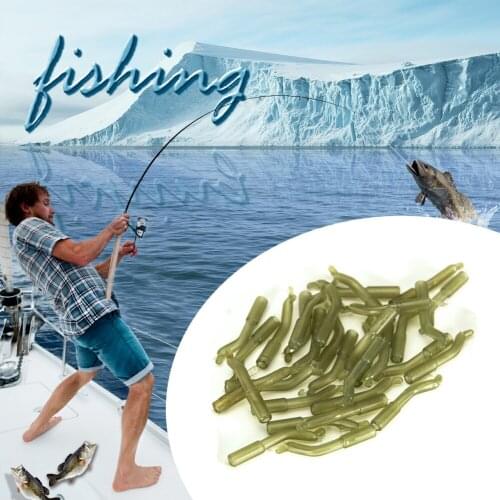 Carp fishing accessories hook tube rubber hair rope locator anti-tangling sleeve locator for carp fishing end fishing gear tool