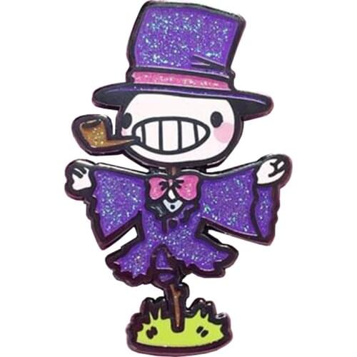 Turnip Head Brooch prince justin Enamel Pin howls moving castle anime Badge Cute Gift For outfit or bags