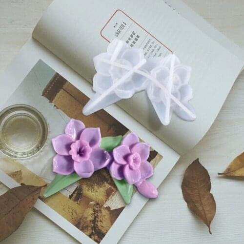 Flower Switch Decoration Epoxy Resin Mold Home Ornaments Casting Silicone Mould DIY Crafts Jewelry Mold