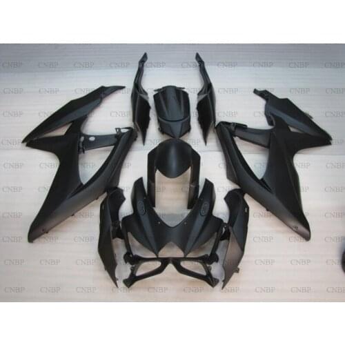 GSXR750 2008 - 2010 K8 Full Body Kits GSX R 750 08 10 Full Body Kits GSX R 600 2008 Black Motorcycle Fairing