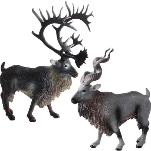 Simulated Solid Goat Davids Deer Figures Real Life Deer Model Xmas Home Decoration Art Showcase Reindeer Christmas Deer Elk