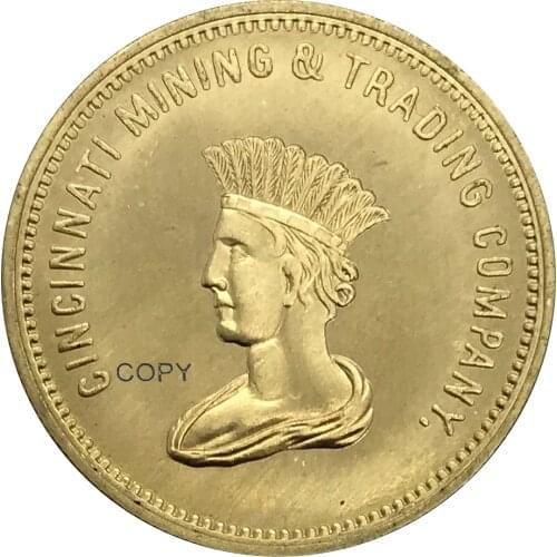 1849 United States 10 Dollar gold coin Collectibles Brass Copy Coin