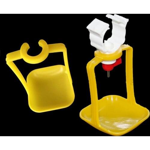 Chicken drinking fountain Chicken coop accessories Automatic Quail Parrot Waterer Cups Poultry Bird feeding supplies 5 Sets