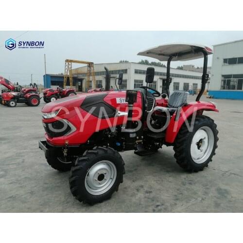 SYNBON new 60hp 4WD multifunctional agriculture tractor farm hydraulic tractor multiple auxiliary tools agriculture machinery