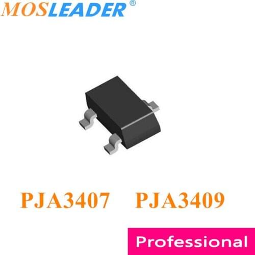 Mosleader PJA3407 PJA3409 SOT23 3000PCS PJA3407_R1_00001 PJA3409_R1_00001 P-Channel 20V 30V Made in China High quality