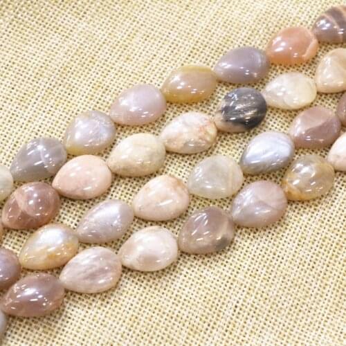 New 13x18mm Natural Sunstone Stone Bead Teardrop Shape Loose Beads Waterdrop Fit For Jewelry Diy Necklace Bracelet 15inch B3287