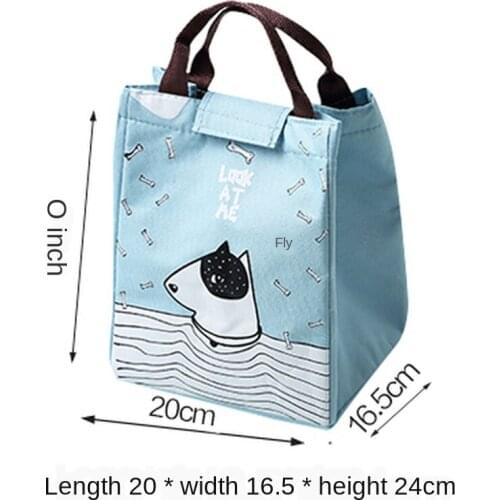 New Thermal Insulated Lunch Box Tote Portable Insulated Thermal Cooler Bento Lunch Box Tote Picnic Storage Bag Pouch Lunch Bags