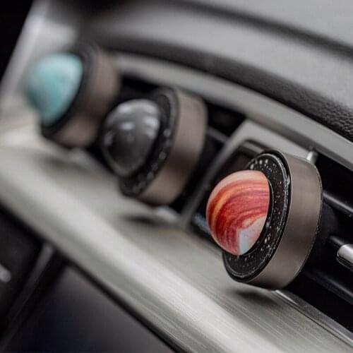 Air Freshener Dispenser Rotating Luminous Planet Air Outlet Perfume Flavoring For Car Goods Auto Accessories Interior Decoration