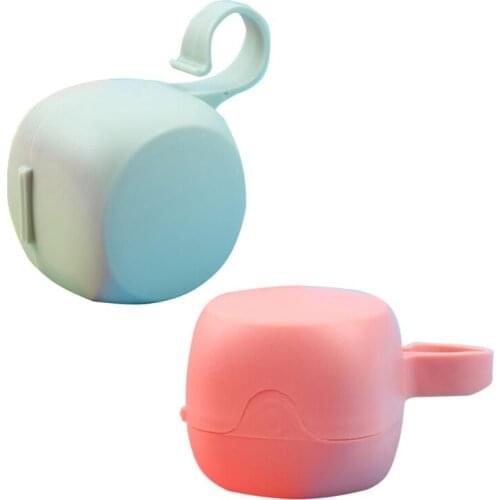 Portable Pacifier Box Travel Dust Cover Teether Storage Case Soother Container Plastic Holder