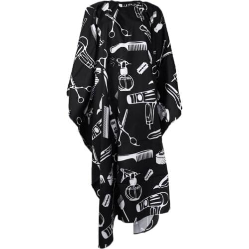 Professional Barber Cape Haircutting Salon Print Apron Waterproof Anti-static X7YB