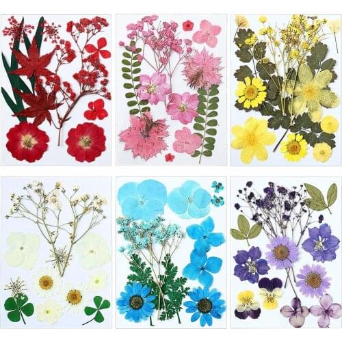 DIY Dried Pressed Flowers Resin Mold Fillings Expoxy Flower Candle Resin Jewelry Nail Pendant Crafts For Home Art Floral Decors