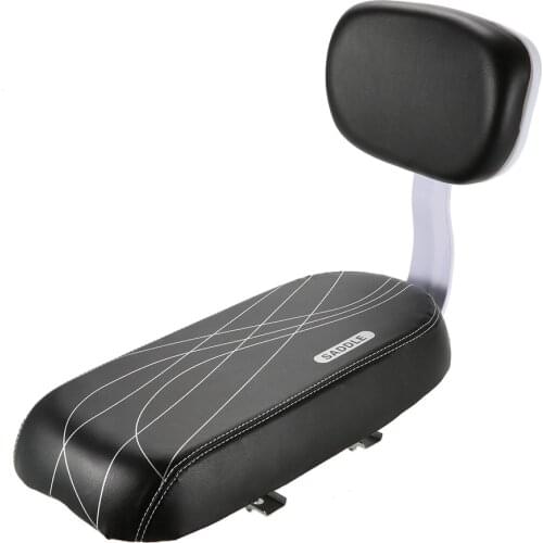 Bicycle Rear Seat Cycling Bike Bicycle Saddle MTB Back SeatPU Leather Soft Cushion Rack Seat Children Seat Bicycle Saddle Bike