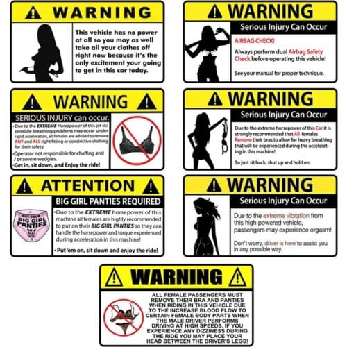 Funny Car Etiquette Sticker Creative Car Window Auto Body Decor Decals for Panties Peek Slap Warning Stickers Car-Styling