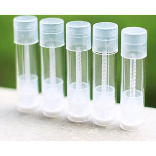 100pcs X 5ml/5g Plastic Lipstick Tubes DIY Lip Balm Containers Empty Cosmetic Makeup Glue Stick Lip Balm Tubes