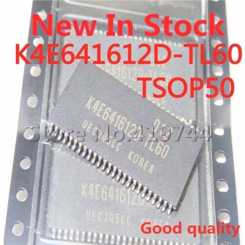 2PCS/LOT K4E641612D-TL60 K4E641612D TSOP-50 integrated circuit IC chip In Stock NEW original IC