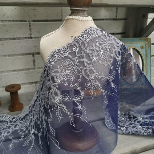 9Meters Mesh Embroidery Laces Ribbon Fabric Embroidered Lace Trims Ribbon Bra Underwear Dolls Dress Accessories