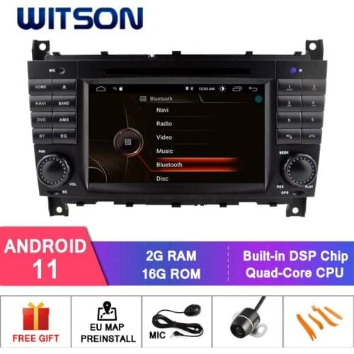 WITSON Android 11 car audio gps dvd for BENZ C Class W203/CLC W203 Car Multimedia Player Stereo AutoAudio GPS Navigation DVD