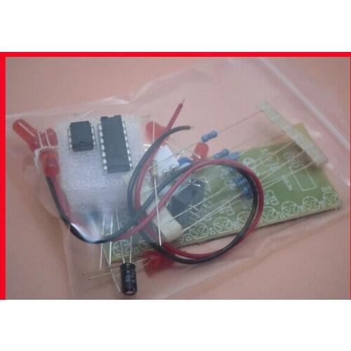 Free Shipping!!! Light water Light water kit NE555 + CD4017 Electronics DIY electronic parts production
