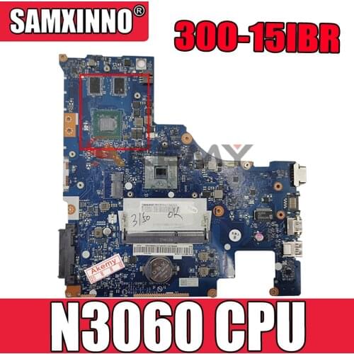 Laptop motherboard For LENOVO 300-15IBR Core N3060 N16V-GM-B1 DDR3 Mainboard Tested 100