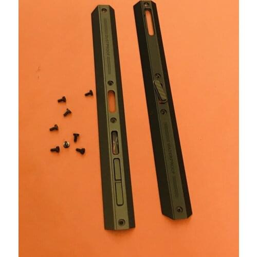 Used Original phone Front frame trimming+ buttons +screws for Blackview BV9100 MT6765 Octa Core Free shipping