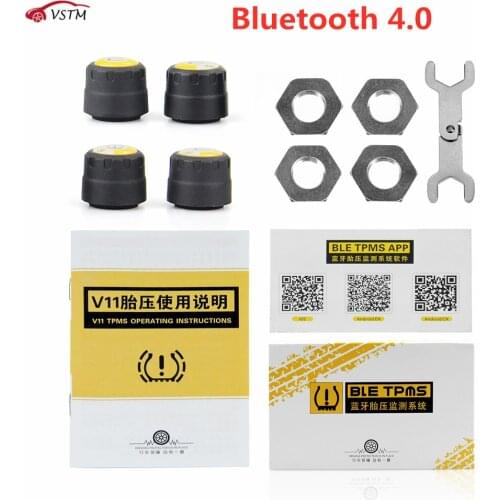 Low energy consumption Suitable for Android and IOS Bluetooth 4.0 car external sensor TPMS tire pressure monitoring system